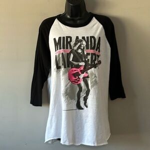 Miranda Lambert 2019 Roadside Bars and Pink Guitars Tour Concert T-shirt Size M